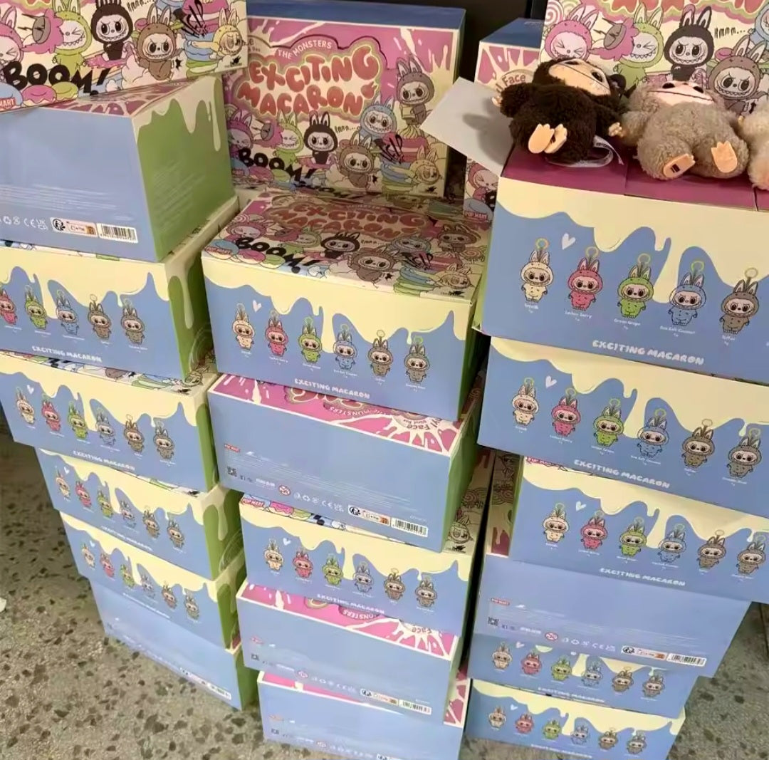 Original Labubu Doll Exciting Macaron