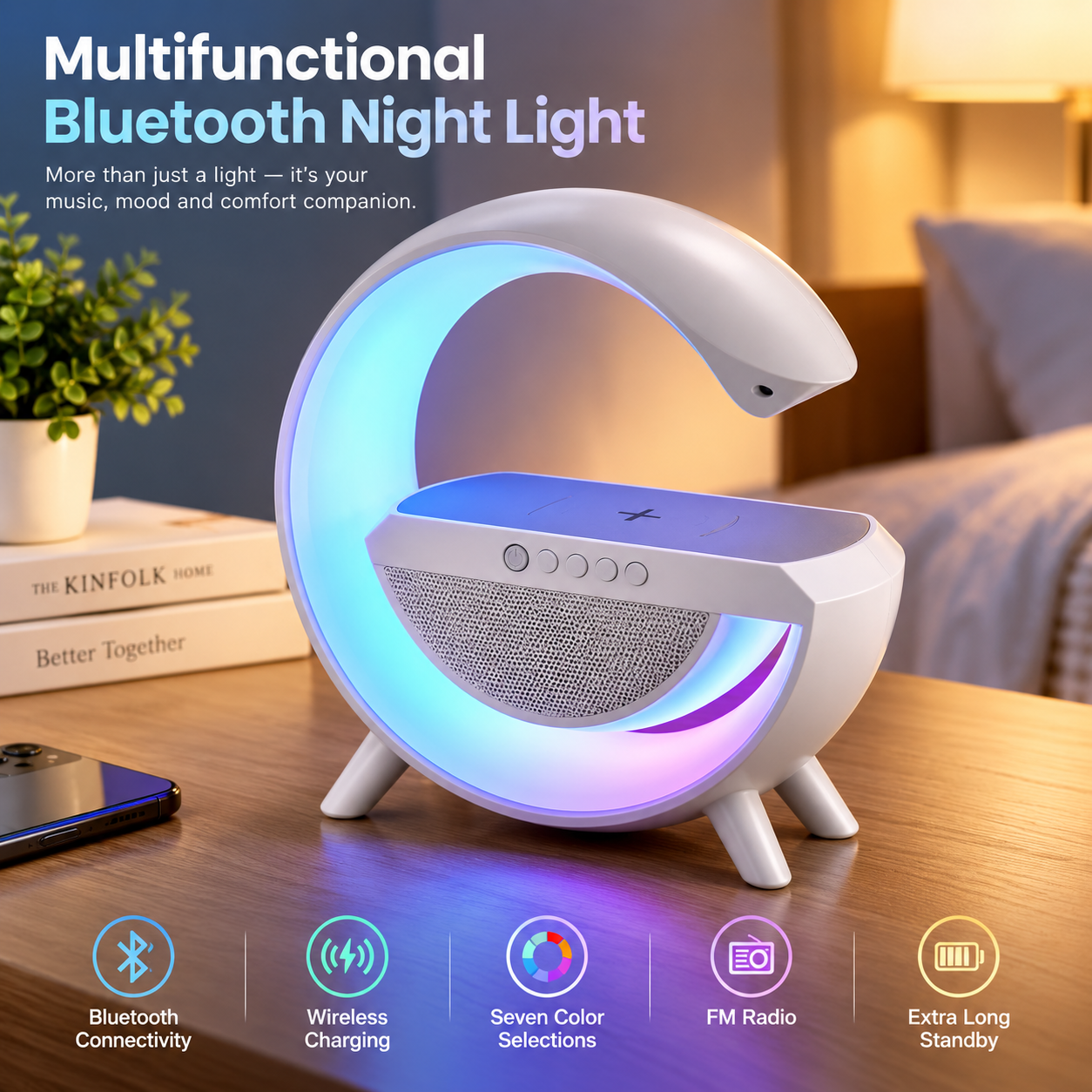 6 in 1 Rechargeable Wireless Charger