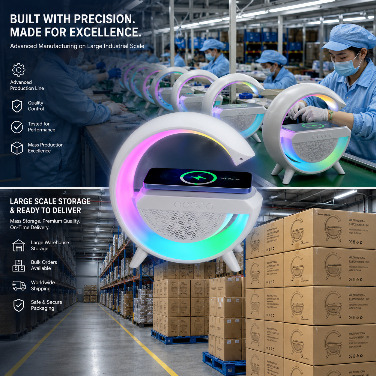 6 in 1 Rechargeable Wireless Charger