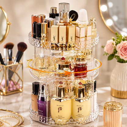 360° Rotating  Makeup Organizer