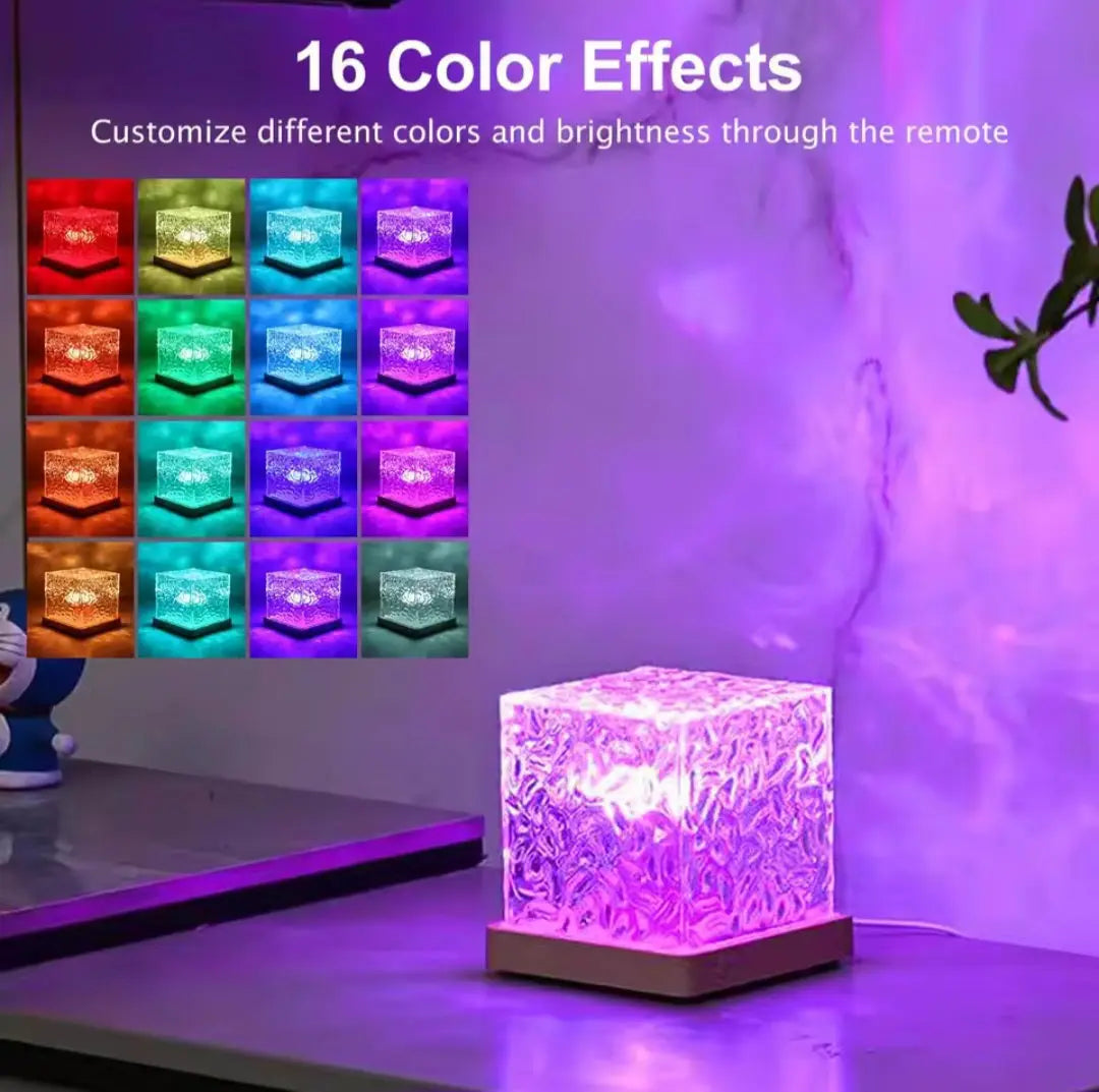 Touch Sensor & Remote Control Lamp 16 Colours || Premium Ocean Wave Lamp Home Decor Station
