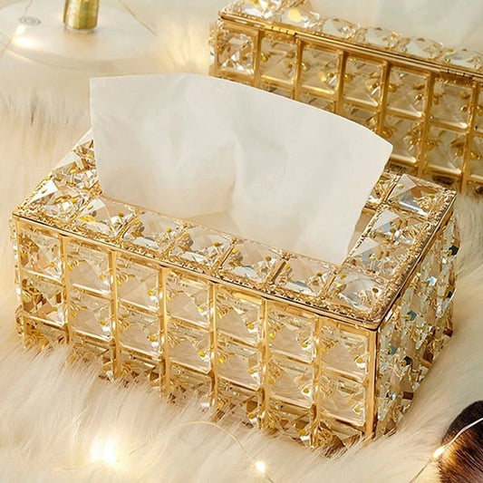 Luxury Crystal Tissue Box