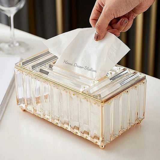 Nordic Glass Tissue Box