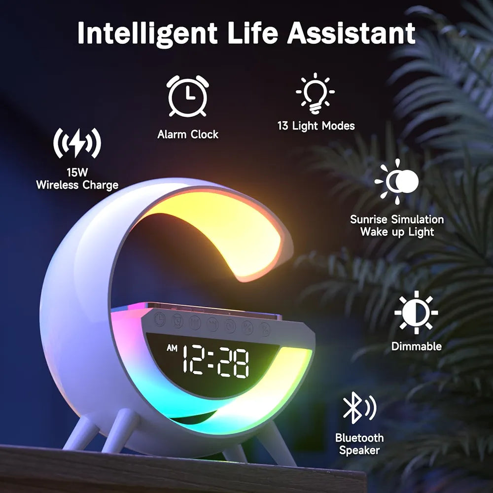 Pro 6-in-1 Wireless Charger, Lamp & Speaker