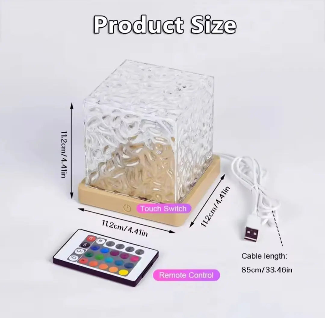 Touch Sensor & Remote Control Lamp 16 Colours || Premium Ocean Wave Lamp Home Decor Station